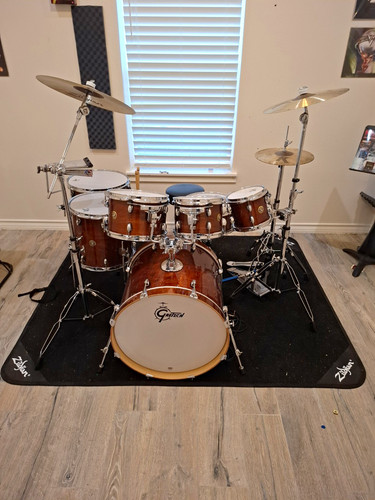 Gretsch wood acoustic drum - gretsch, kit
