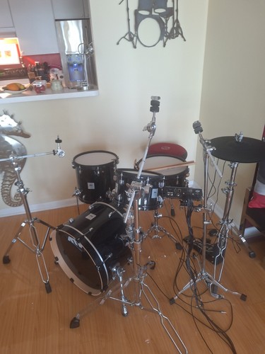 Atv electronic drums black - drums,